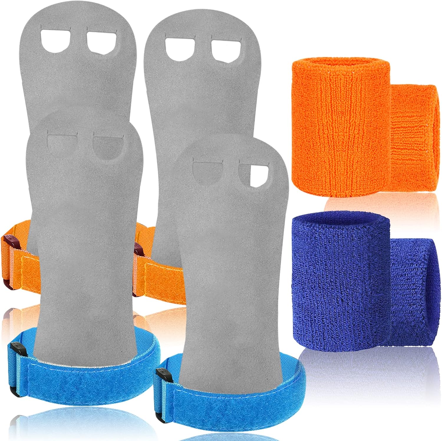 Gymnastics Grips Wristbands Sets for Girls Youth Kids 2