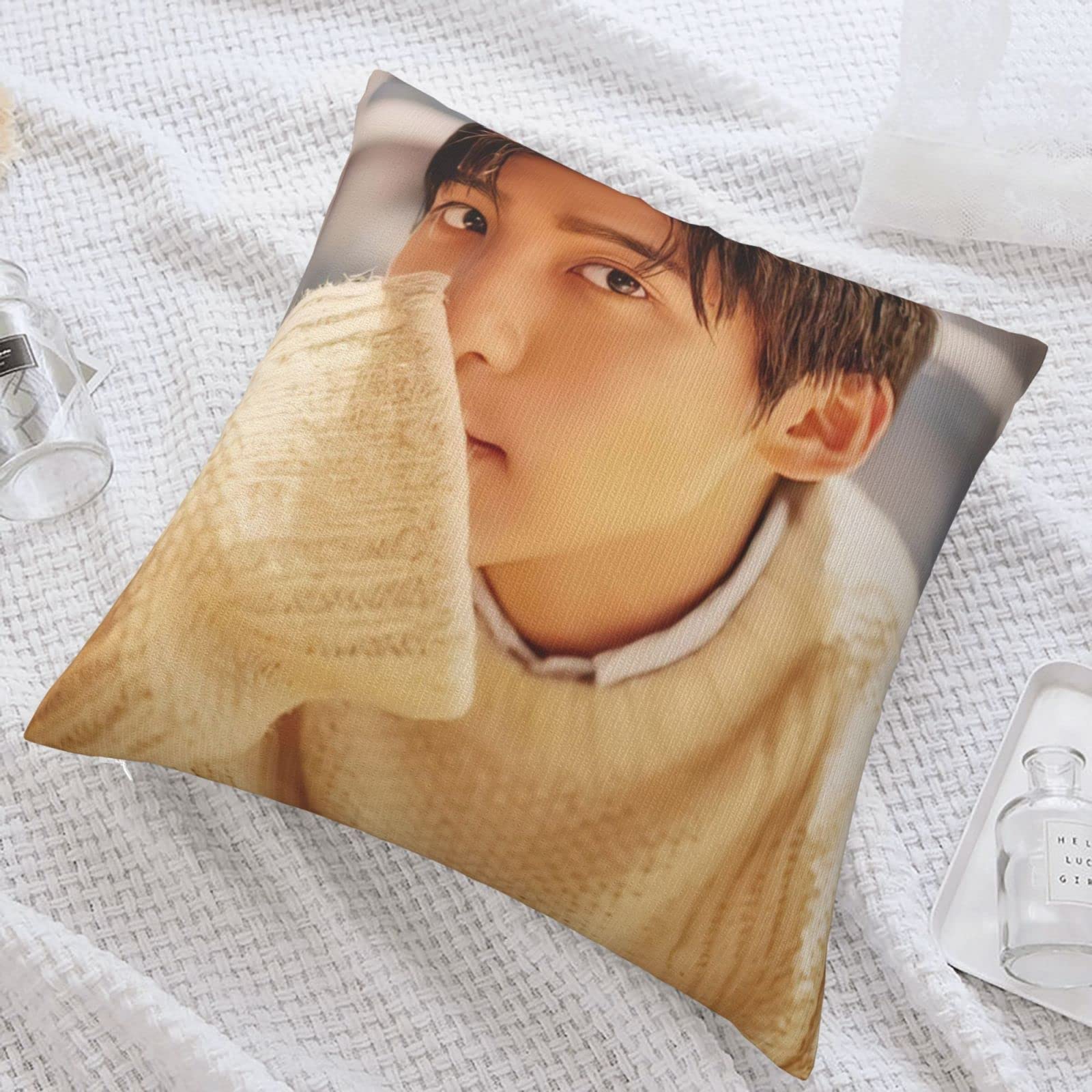 クッションカバー45×45クリスマススノーマンキャラクター子供人気可愛いイラスト クッションカバー45×45クリスマススノーマンキャラクター子供