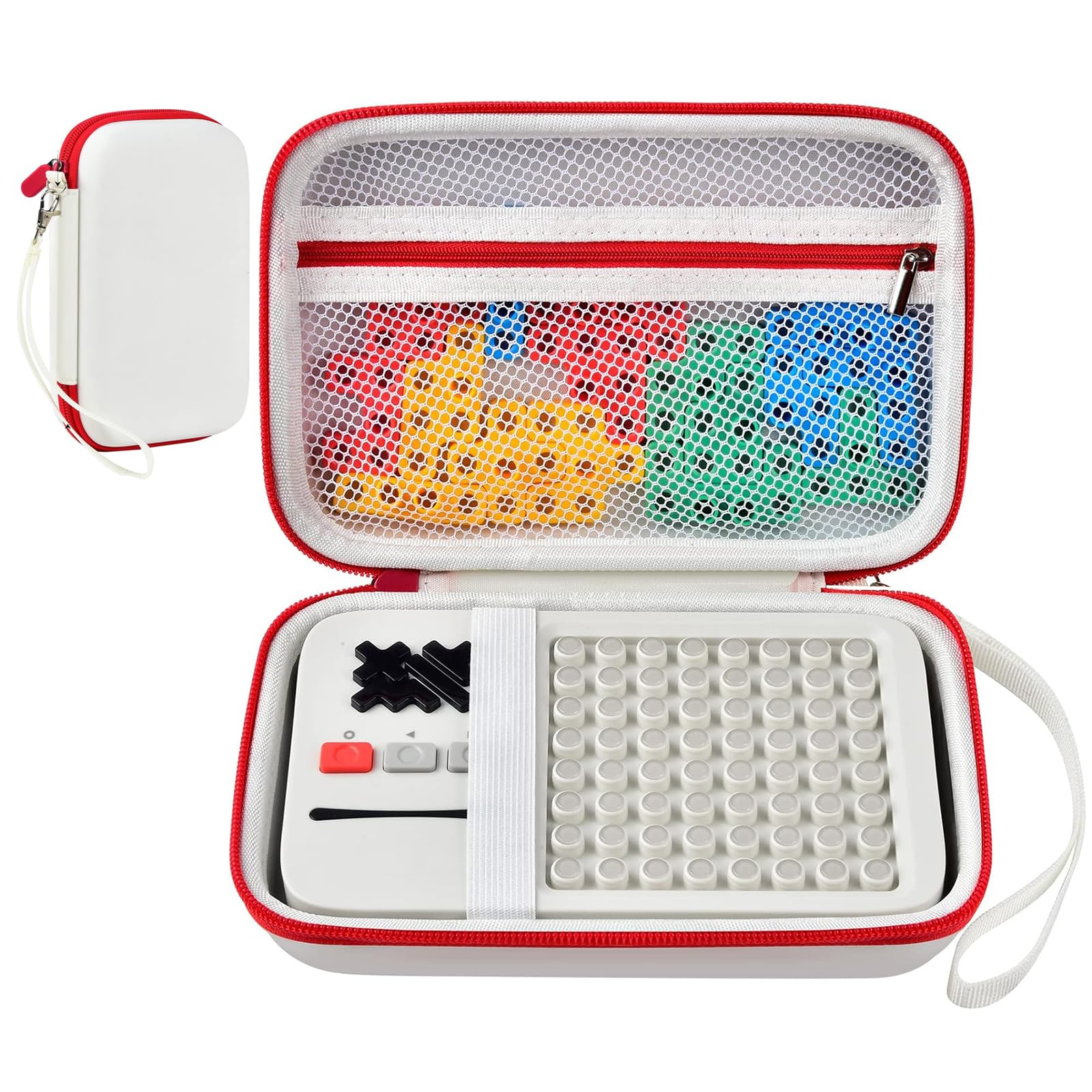 Case Compatible with GiiKER Super Blocks Puzzle Game, Handheld Brain Teaser Puzzle Holder, Organizer Storage Bag for Electronic Brain Game Console & Puzzles for Kids Boys and Girls (Box Only)