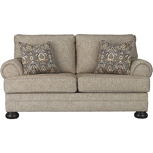 Signature Design by Ashley Kananwood New Traditional Loveseat, Light Brown