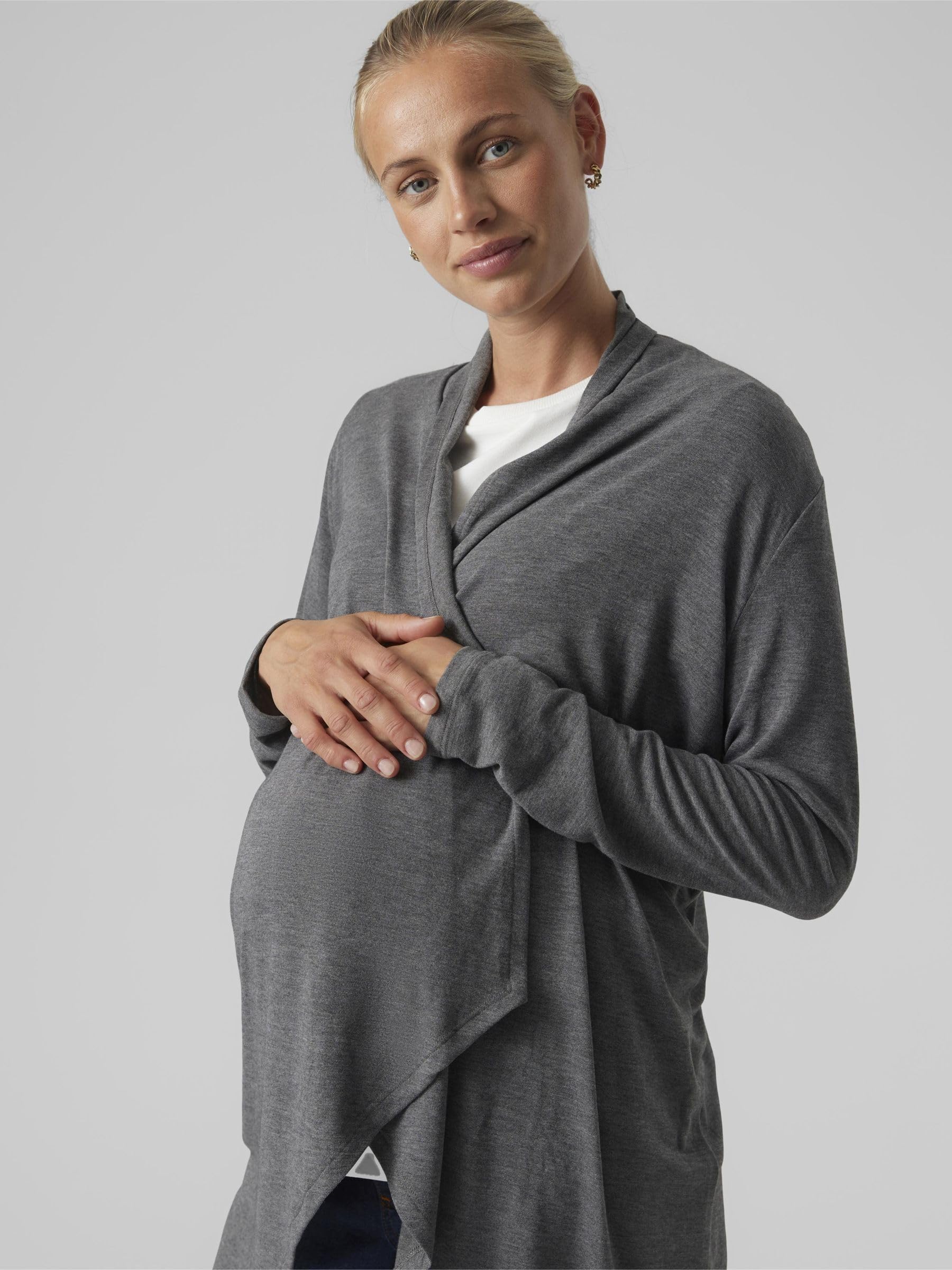Mamalicious Mlanabella L/S Knit Cardigan A. Maglione Donna