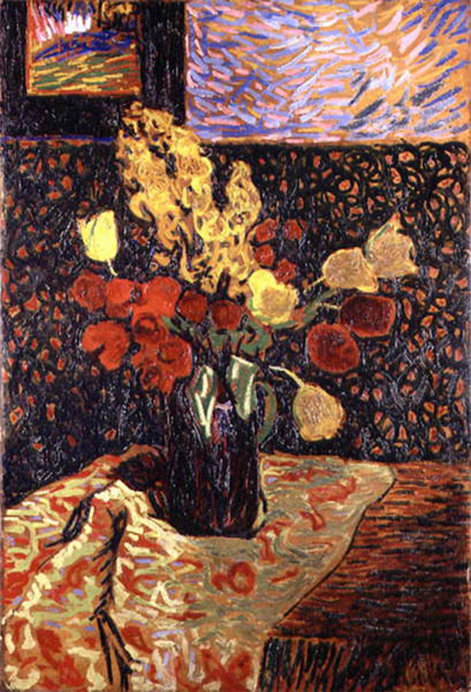 Affiches d'art fleurs grand format pour mur vide salon - 5