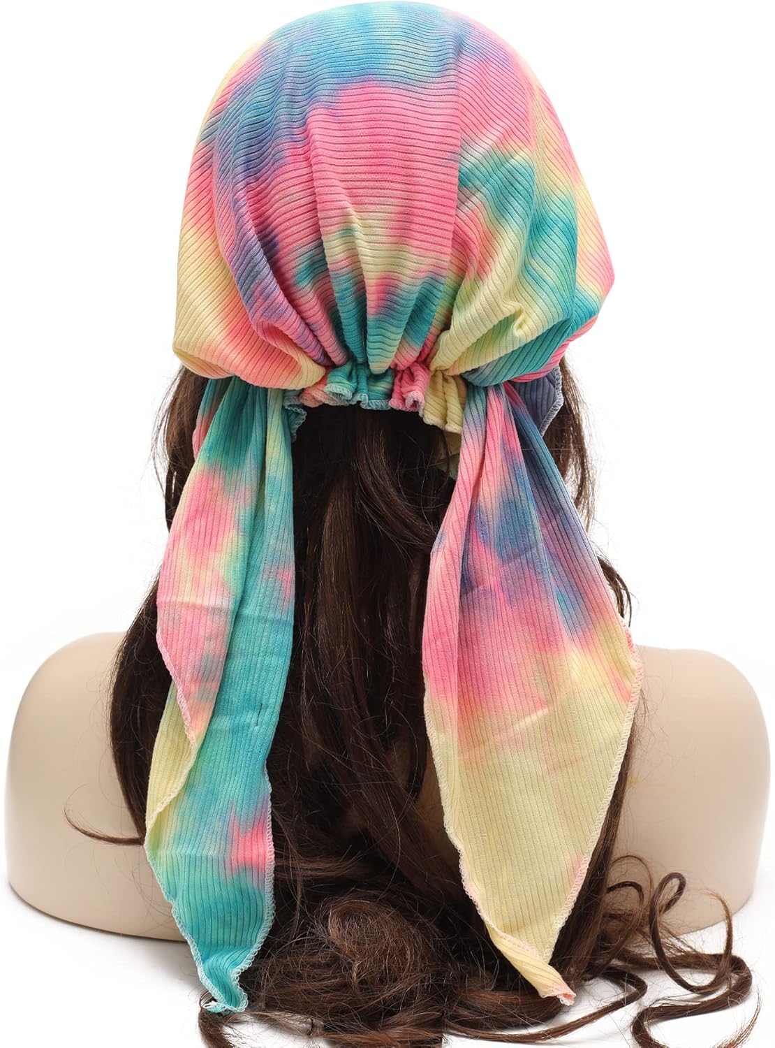 ZLYC Chemo Headwear Pre Tied Head Scarf Headwraps Lightweight Turban Beanie Cap for Women - Image 9