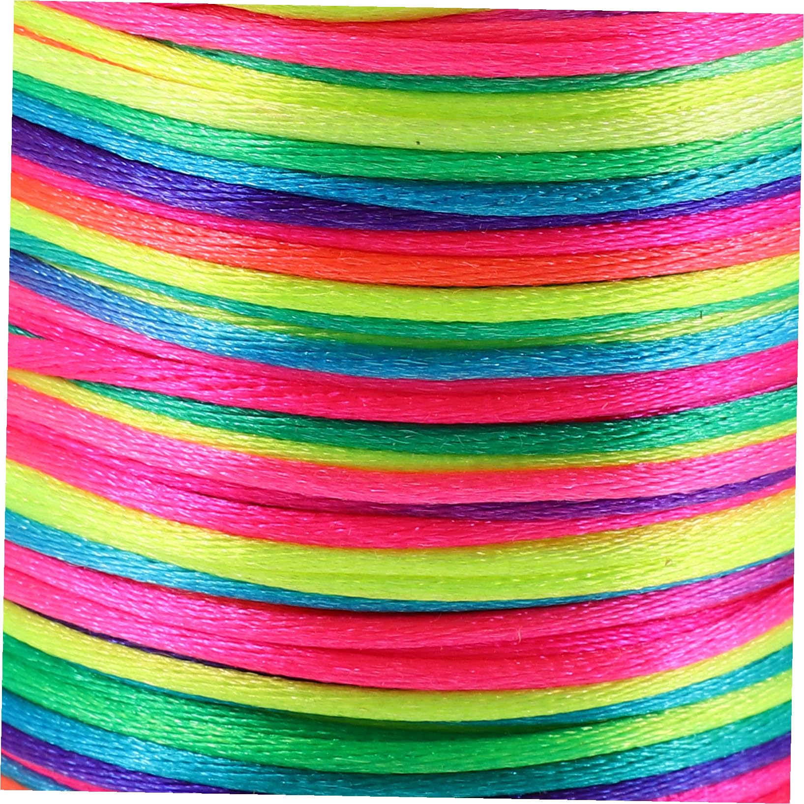 4rotoli Corda Decorativa in Poliestere Cerata Spago Per Braccialetti e Perline Cordini Decorativi Per Creazione Di Gioielli e Artigianato