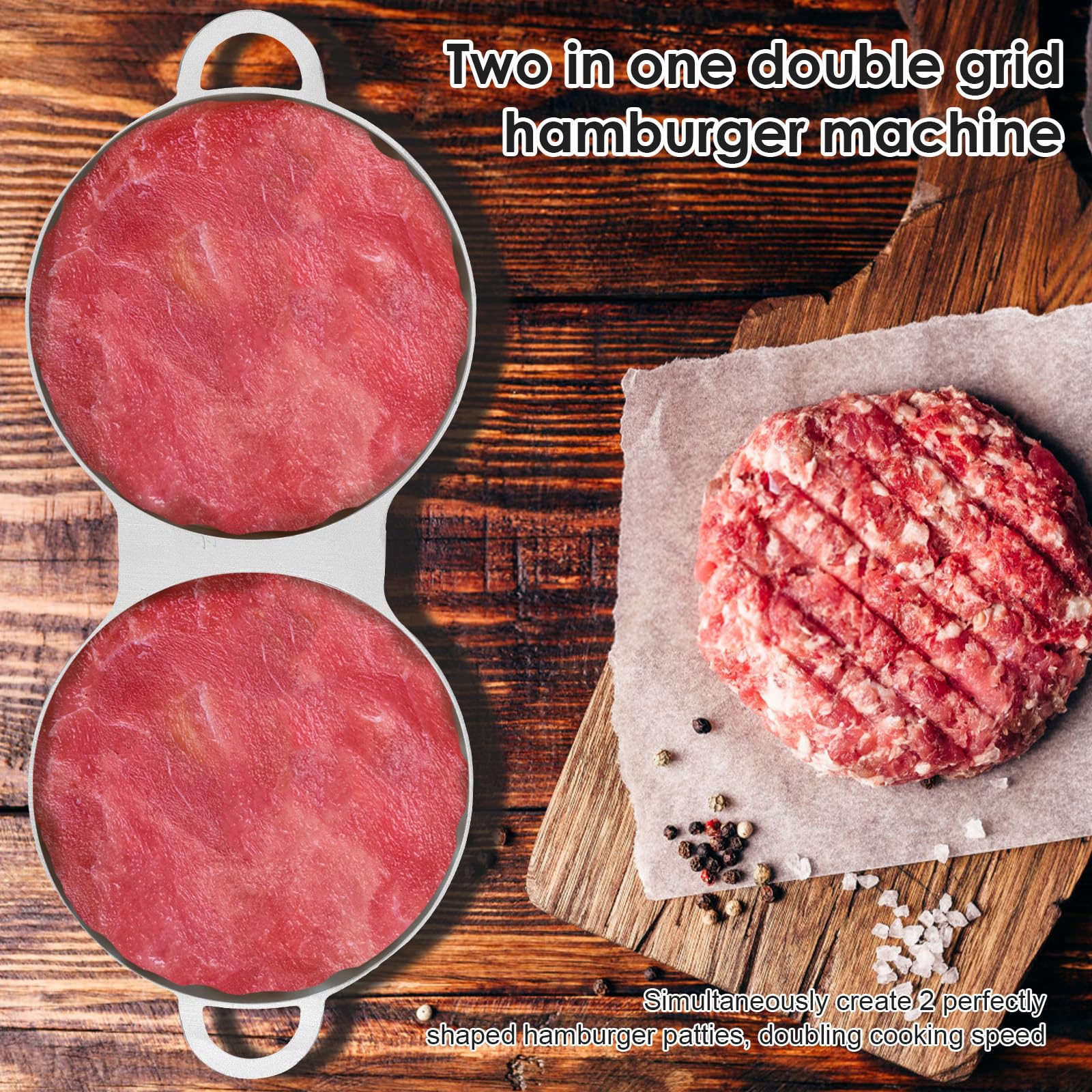 Stampo pressa per hamburger in alluminio | Accessori per cucina