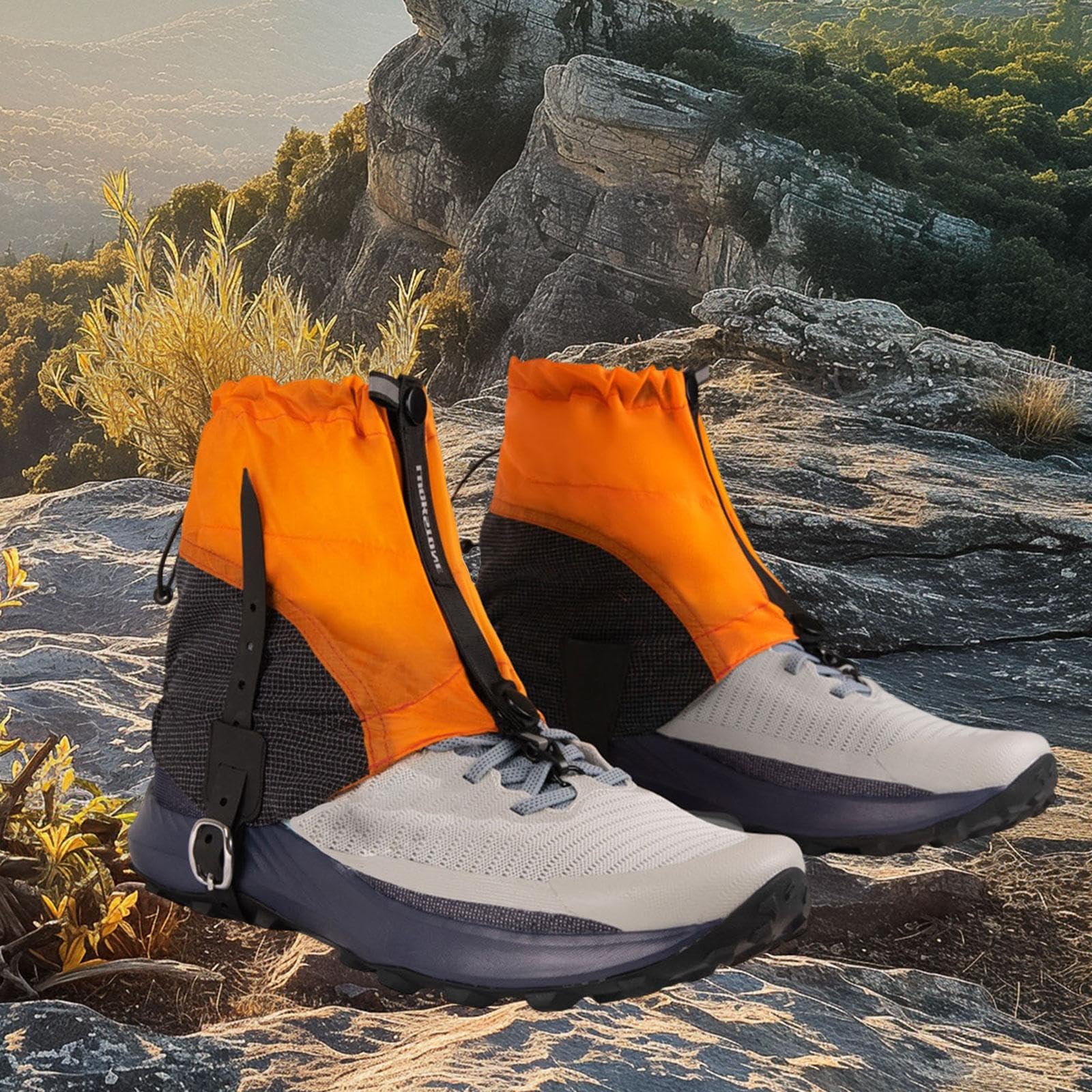 Copricalzari Leggeri E Compatti per Scarpe Da Trekking Design Facile Da Indossare Protezione Antisabbia Antivento Adatti per Escursionismo E