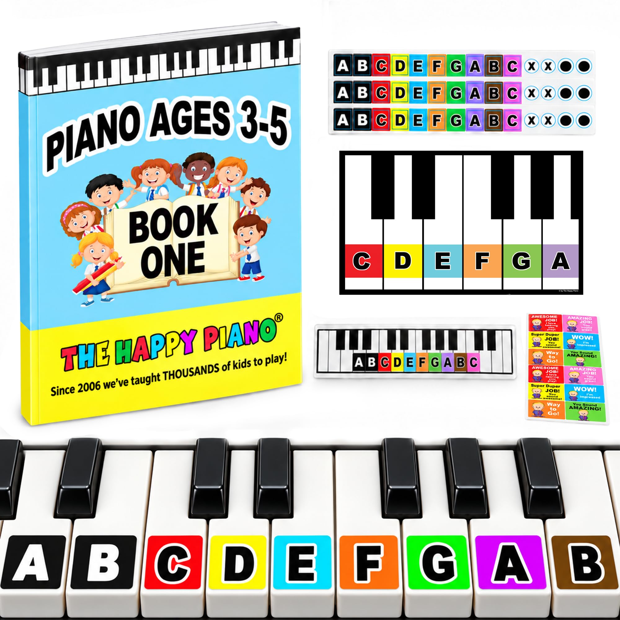 The Happy Piano Toddler Piano Book 1 Kit Review: A Gentle Start for Ages 3-5