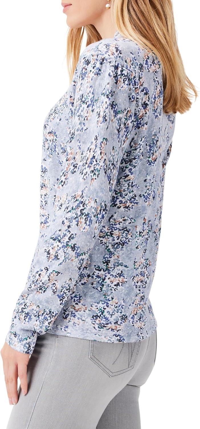 NIC+Zoe Women's Blue Reef Sweater