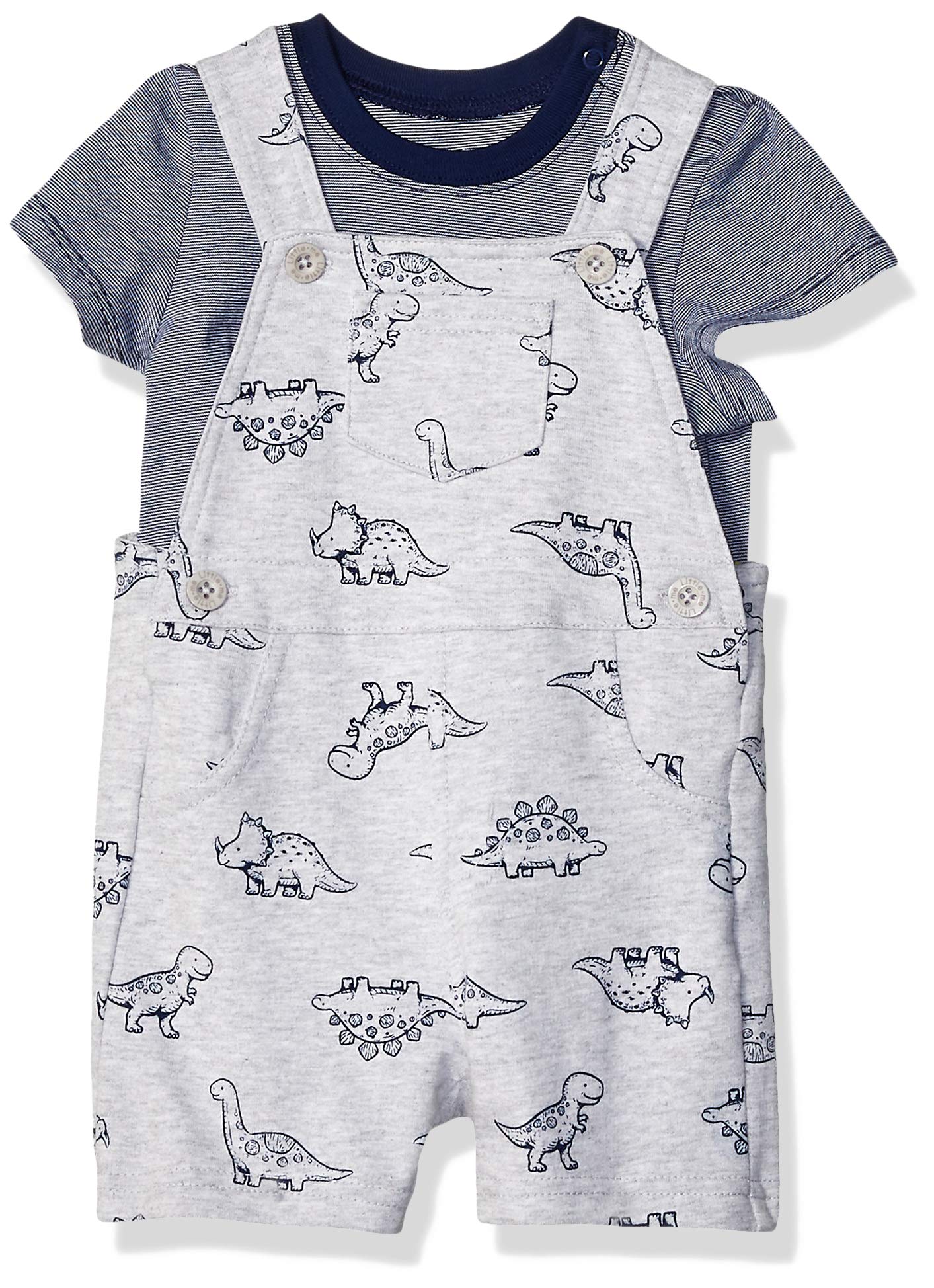 Baby Boy's Knit Shortall Set Pants