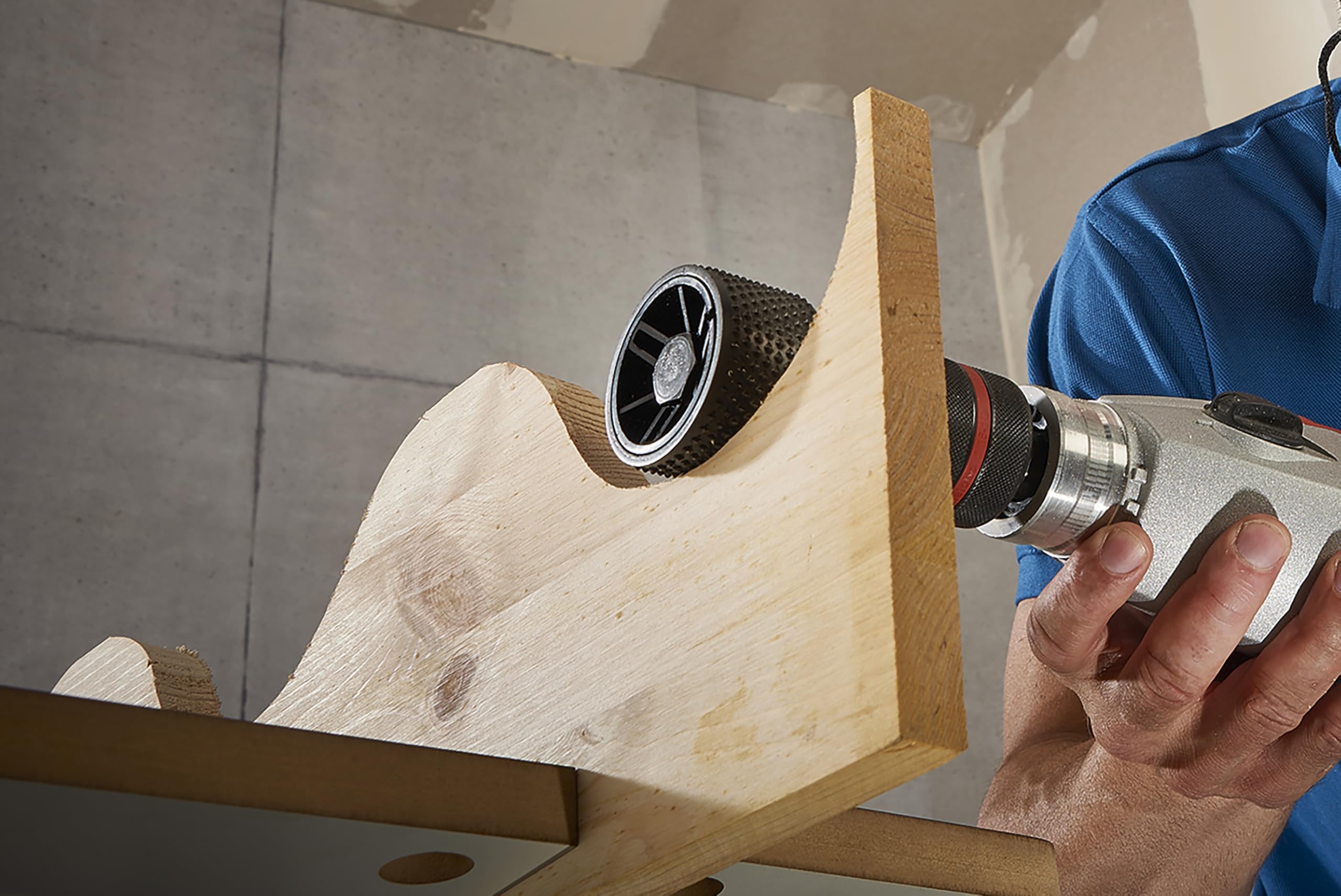 Râpe Tambour Wolfcraft Ø52mm - Pour Bois Et Aluminium | Queue 6mm, Longueur Utile 30mm