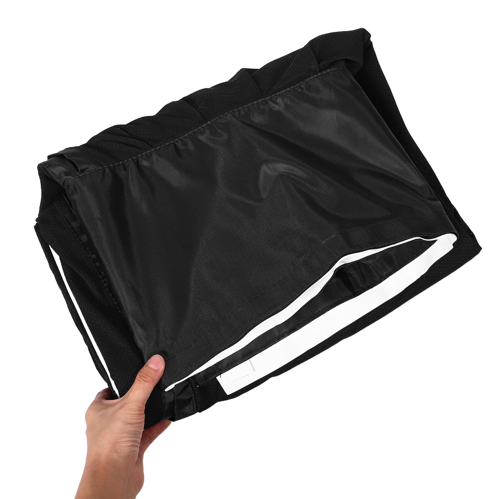 Rideau en Filet Extérieur pour Camping-Car Noir, Toile Oxford, Pare-Soleil