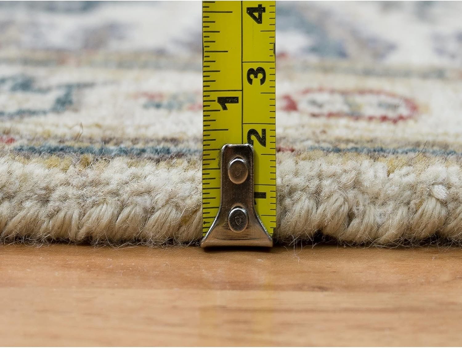 White Pure Wool Hand Knotted Reimagined Viss Design Runner Oriental Rug (2'6"x11'8")