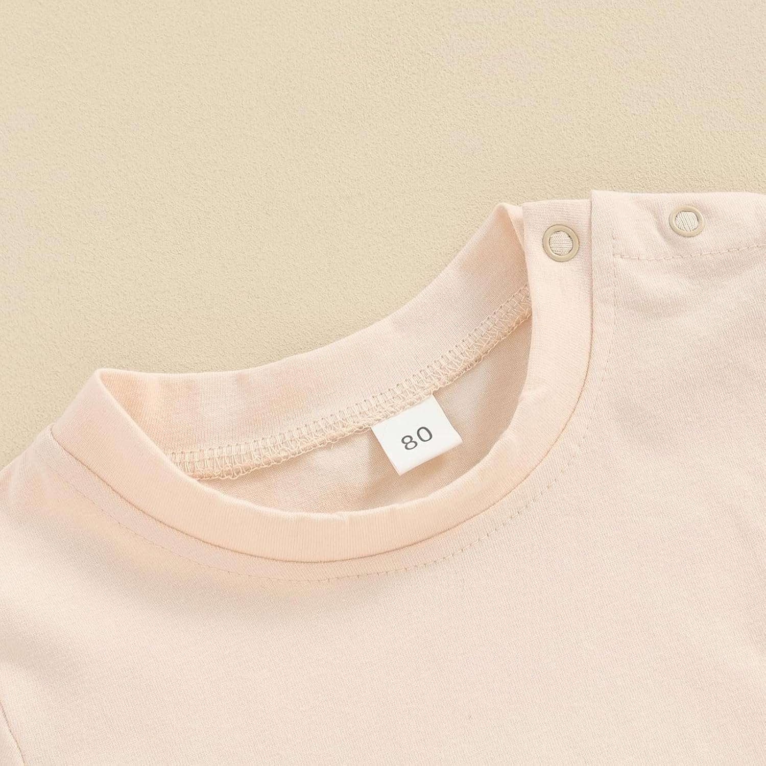 Toddler Baby Boy Girl Short Sleeve Crew Neck T Shirt Pullover Sweatshirt Summer Basic Tee Solid Casual Clothes - Image 4