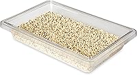 Vista 4 de Rubbermaid Commercial Products Caja/Contenedor de almacenamiento de alimentos de policarbonato, 2 galones, transparente