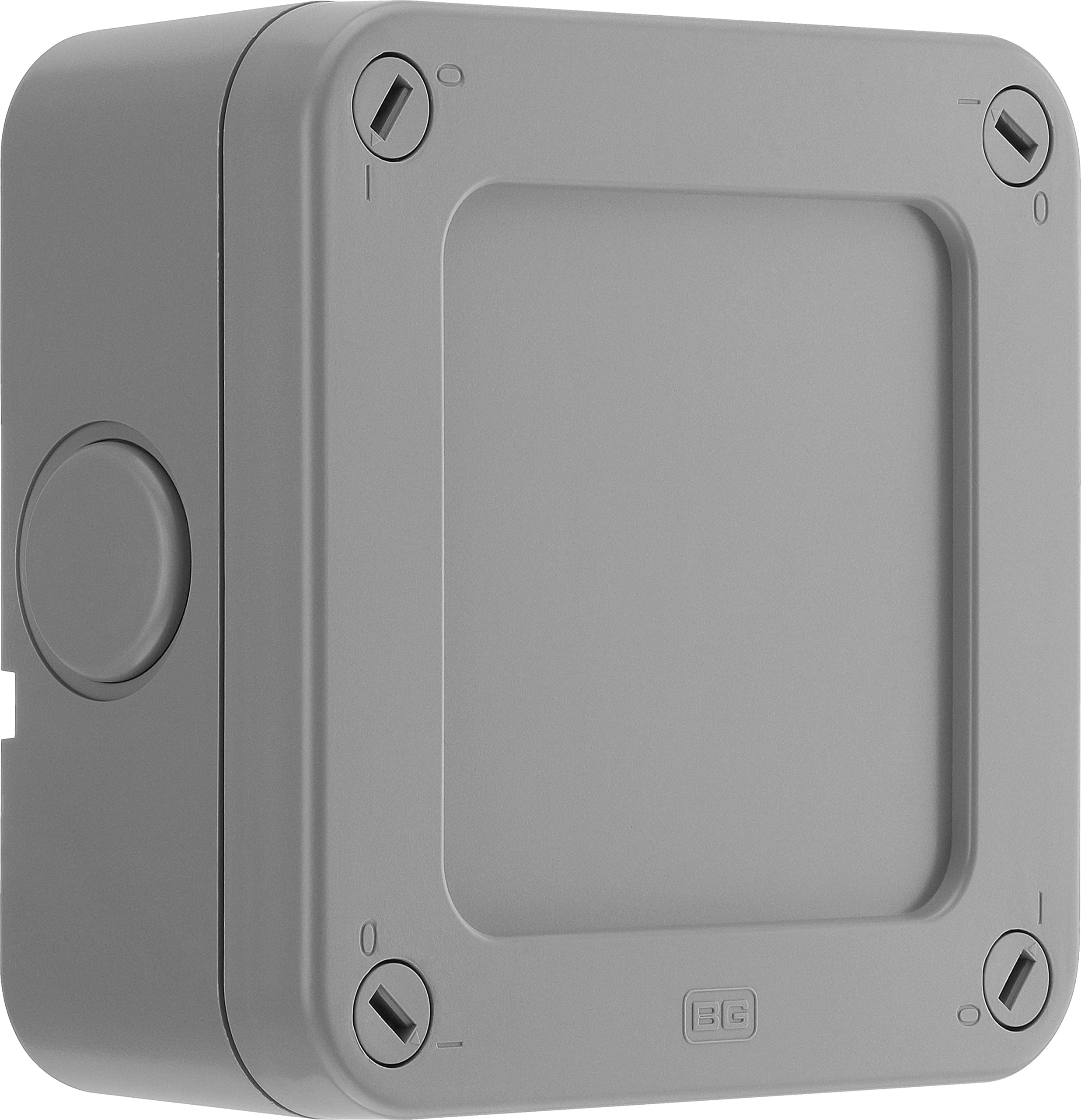 Masterplug WPJB Outdoor Weatherproof Junction Box, 5 Pole Terminal Block, IP66 Rated, Grey