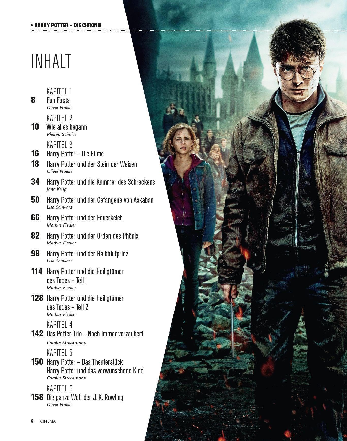 Cinema präsentiert: Harry Potter - Die Chronik (Erweiterte Neuausgabe): Plus: Drehorte, Theaterstücke, Studiotour u.v.m.