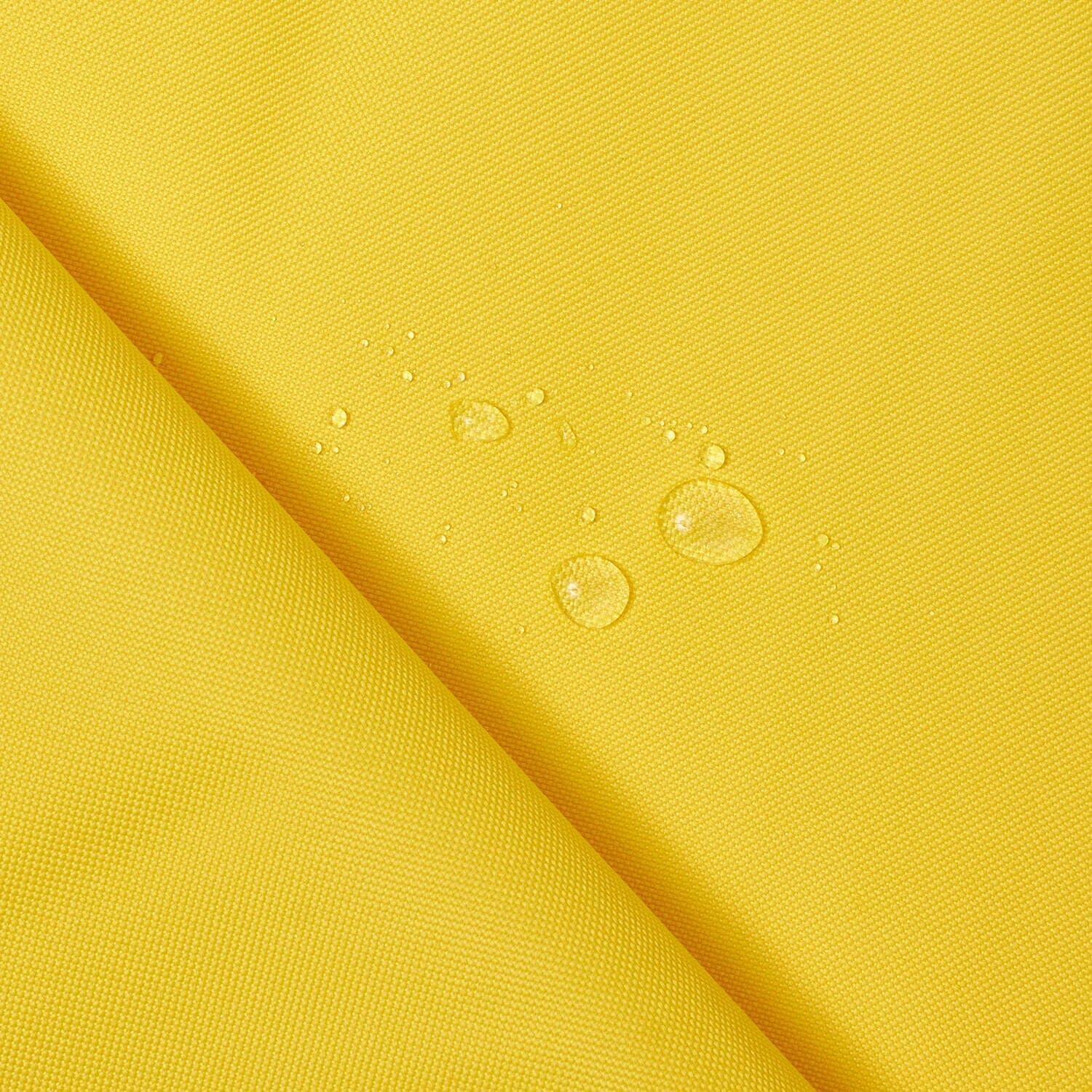 Ottertex Canvas Fabric Waterproof Outdoor 60" Wide 600 Denier 15 Colors Sold by The Yard (10 Yard, Yellow)