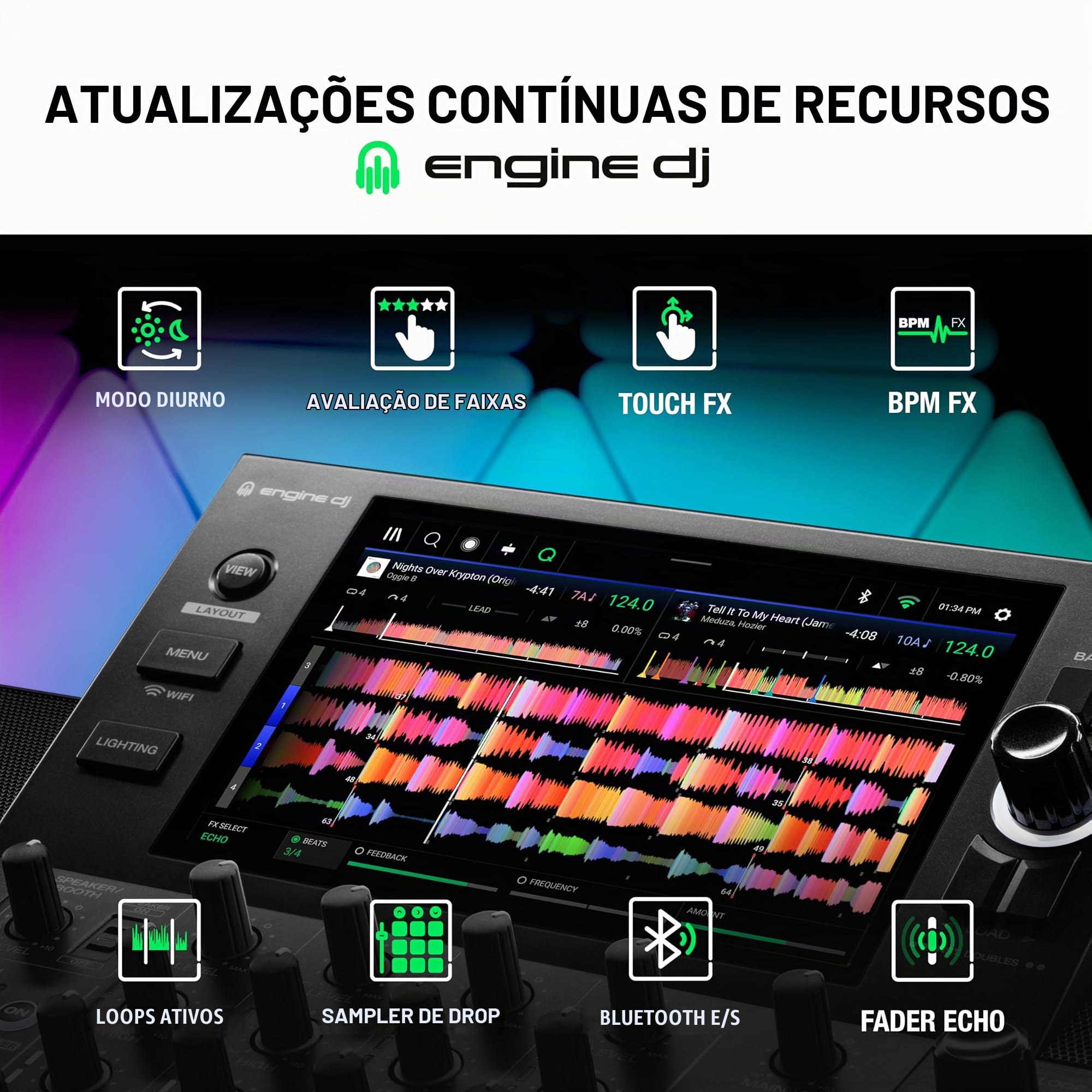 Denon DJ SC LIVE 4 Standalone DJ Controller with Stem Separation
