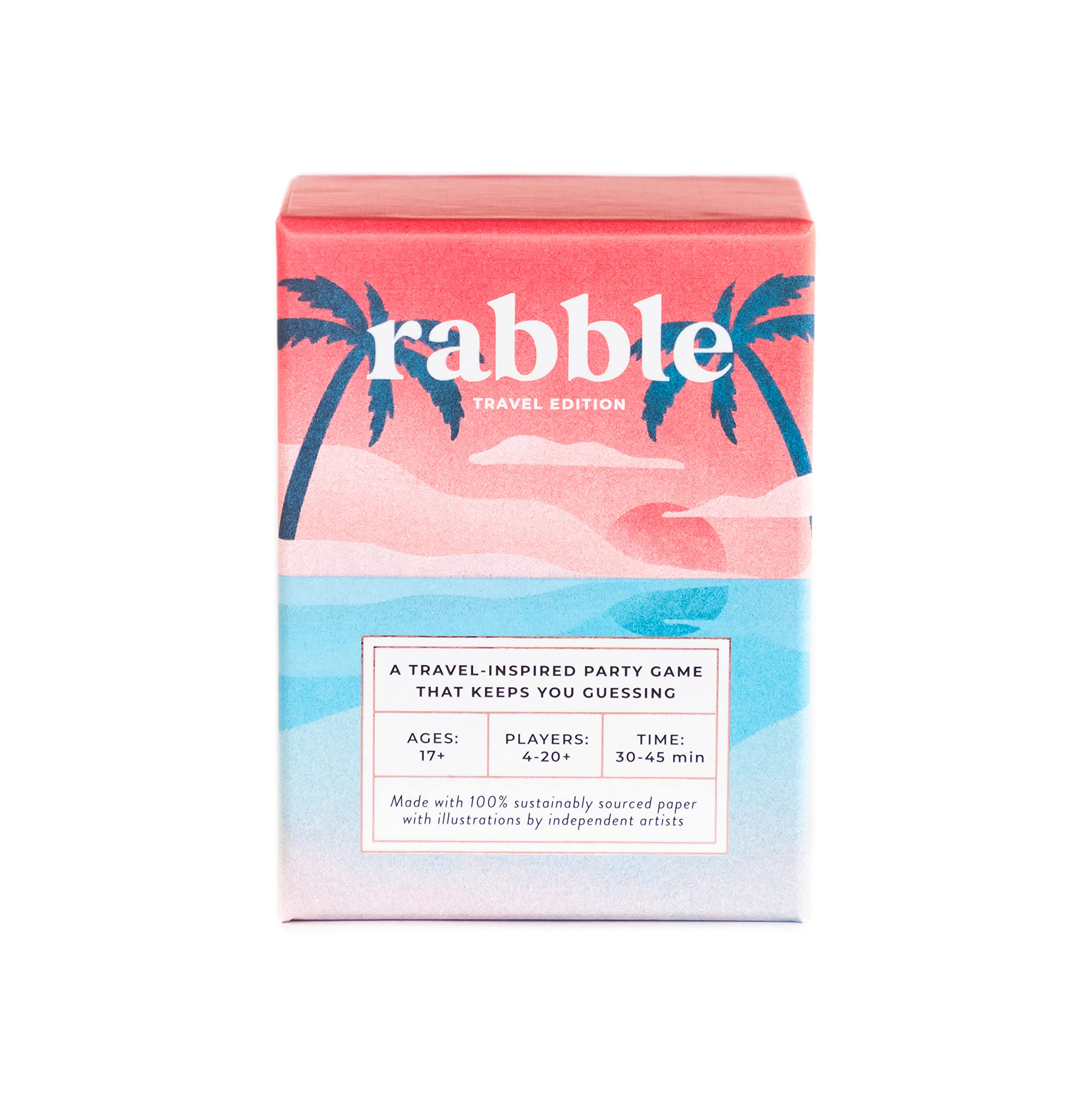 Rabble: Travel Edition | Adult Party Games & Card Games, Travel Game, Adult Games for Parties
