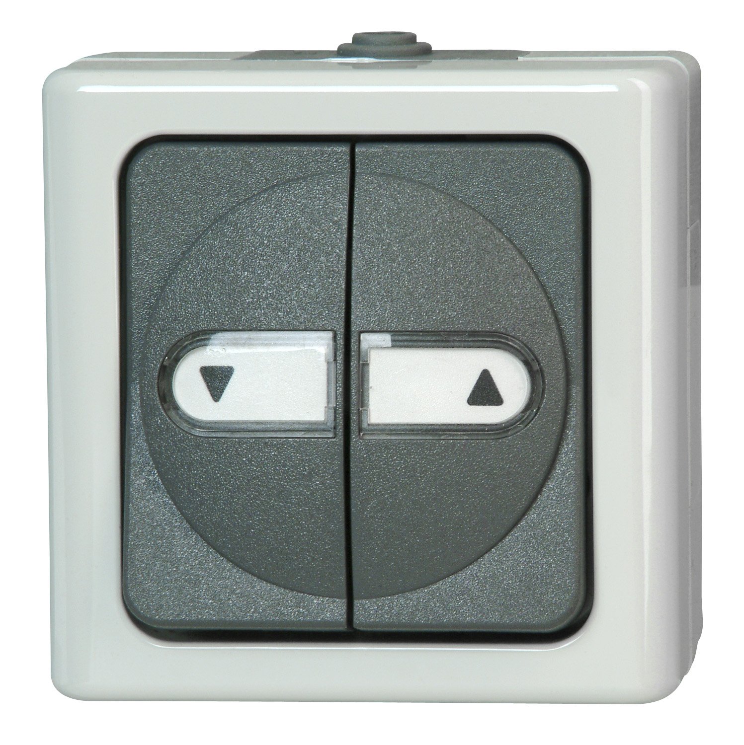 Kopp 561556004 BLUE ELECTRIC - Jalousieschalter, Farbe: grau