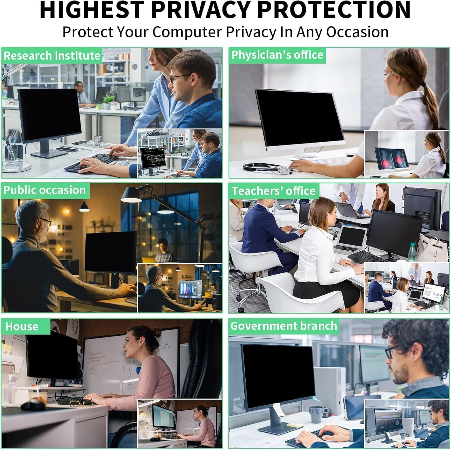 34 Inch Curved Computer Privacy Screen Filter for 21:9 Widescreen Computer Monitor Screen Protector Computer Screen Privacy Shield Anti Glare