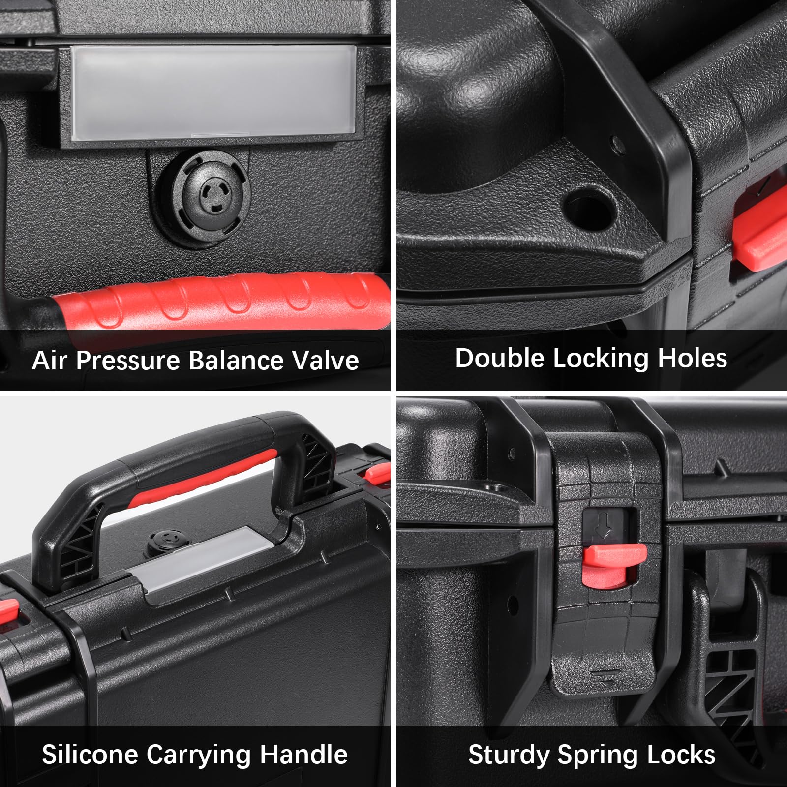 AMAZEAR Starlink Mini Accessories Waterproof Hard Case, torba do przenoszenia dysków Starlink, kompatybilna ze stojakiem, zasilaczami, kablami i innymi akcesoriami.