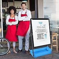 Vista 14 de Small Dry Erase White Board 16"X12" Double-Sided Magnetic Portable White Board Desktop Foldable Tabletop Whiteboard Easel for Home, Office, Classroom