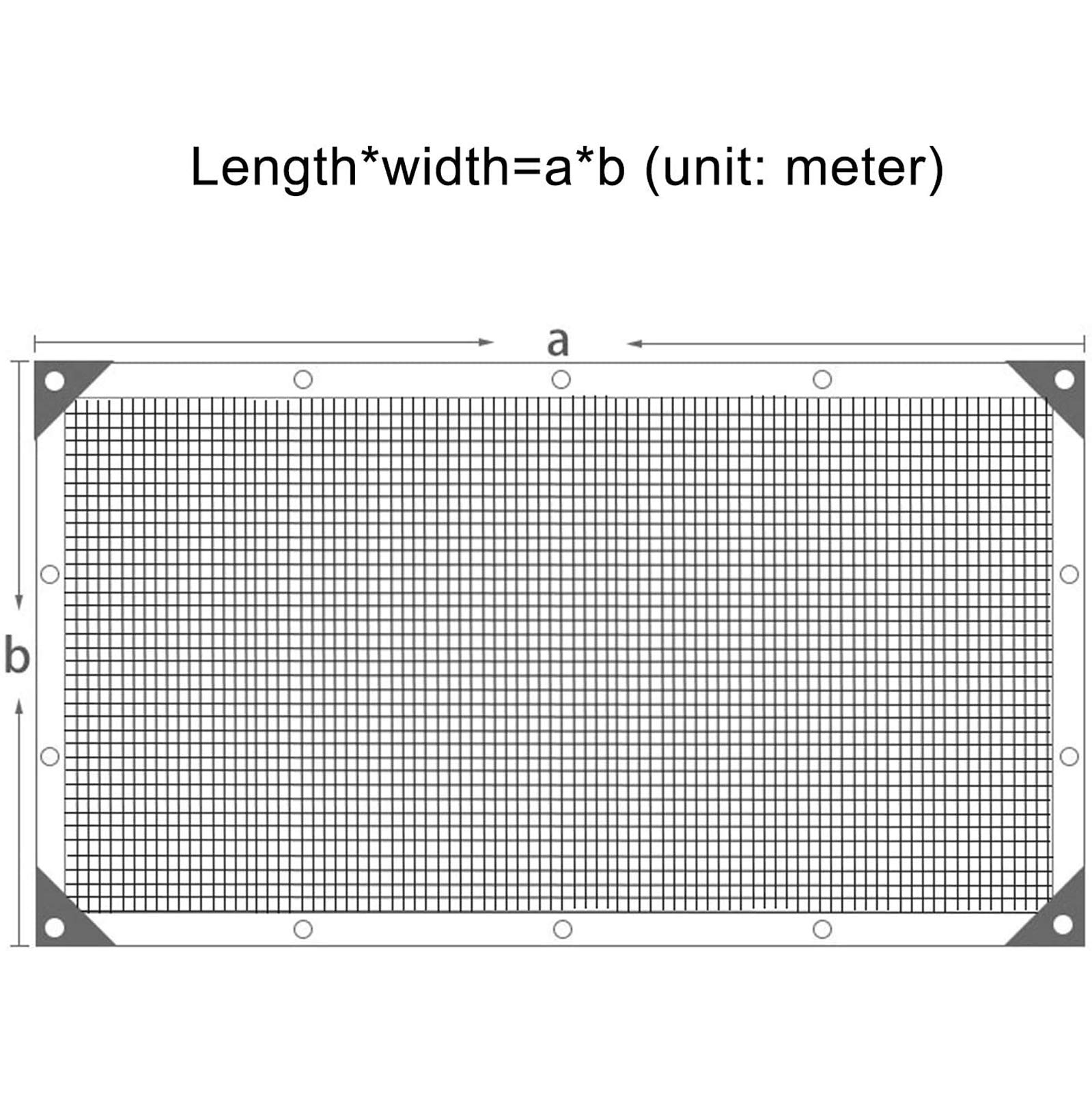 Premium Sun Mesh e 7,9 x 10 m – ochrona przed promieniowaniem UV e tkanina z przelotkami do hodowli i roślin w szklarni, siatka z filtrem przeciwsłonecznym do kwiatów i patio