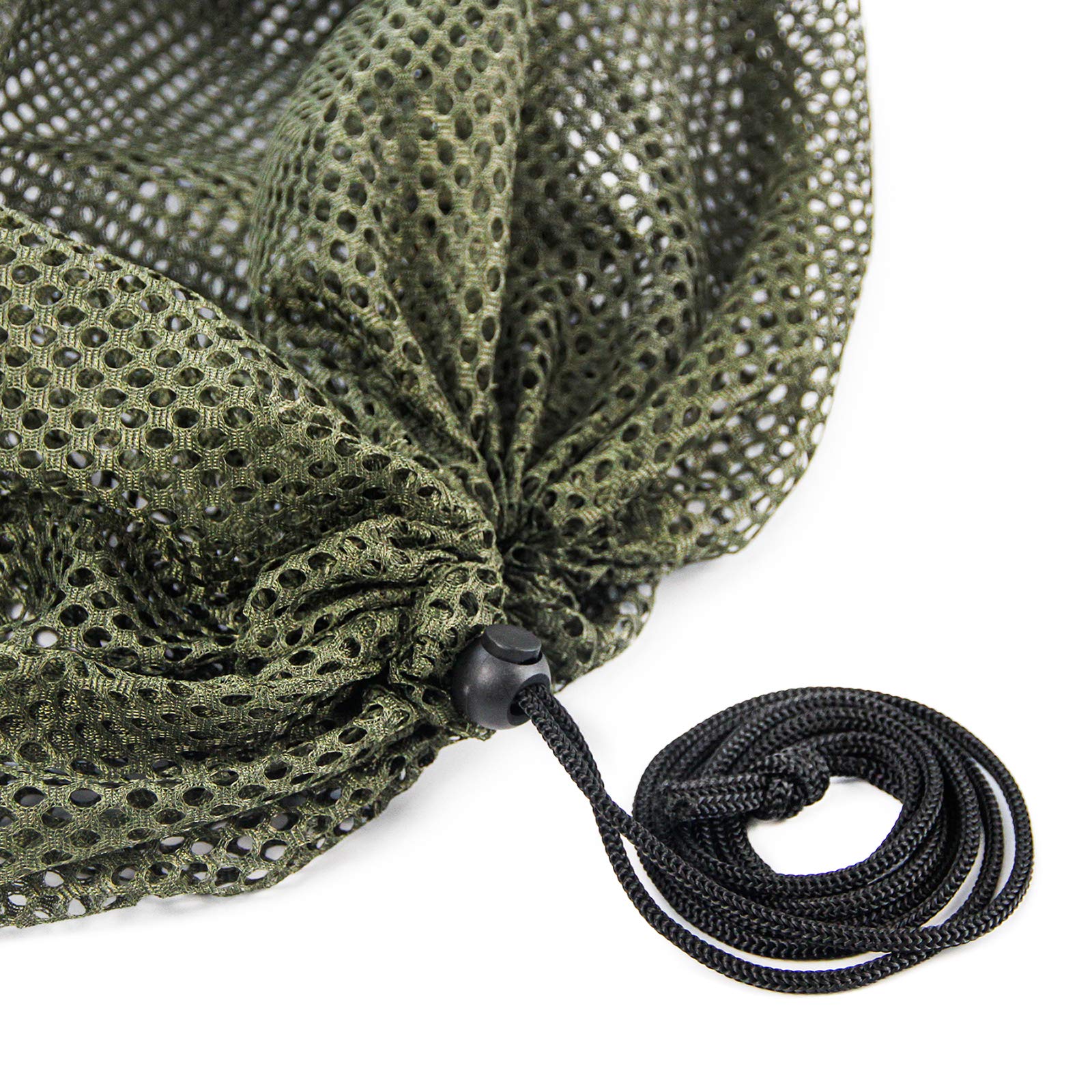 GUGULUZA Bolsa de malla extra grande señuelo ajustable correa de hombro pato ganso pavo paloma aves acuáticas señuelo red mochila verde