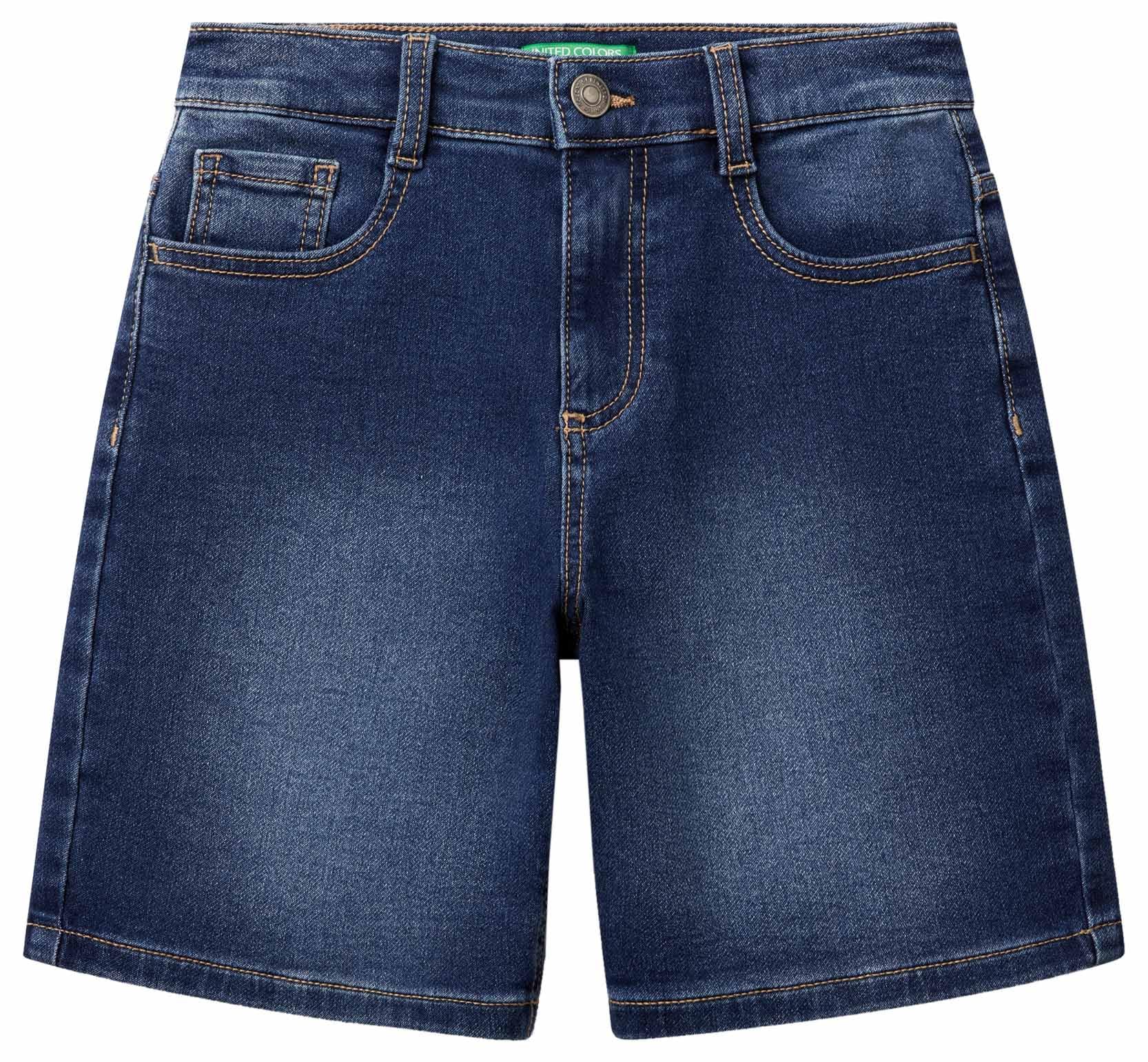 United Colors of Benetton Bermuda Shorts, Blue, 140