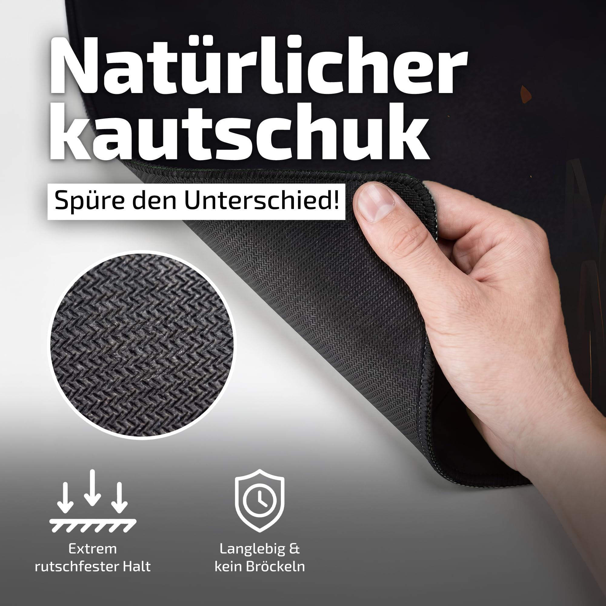 Tilt Schreibtischunterlage 90x40 cm Gaming Mauspad XXL | Rutschfester Mousepad Groß für Schreibtisch und PC Gadgets | Wasserdichter Desk Mat (Not Afraid at All)