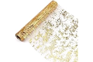 Glamorous Gold Plastic Table Runner for All Your Occasions