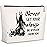 GevGuxLuo Friends Gift for Women, Inspirational Birthday Christmas Gifts for Her Best Friend Bestie Sister, Never Let Your Wings Be Stolen from You, Makeup Bag