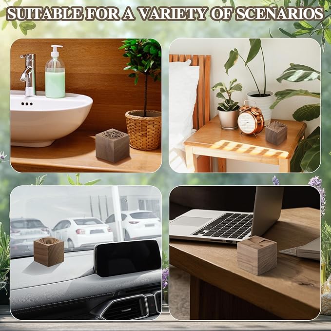 Difusor de Aceites Esenciales de Madera Leinuosen, 4 Piezas miniatura 5