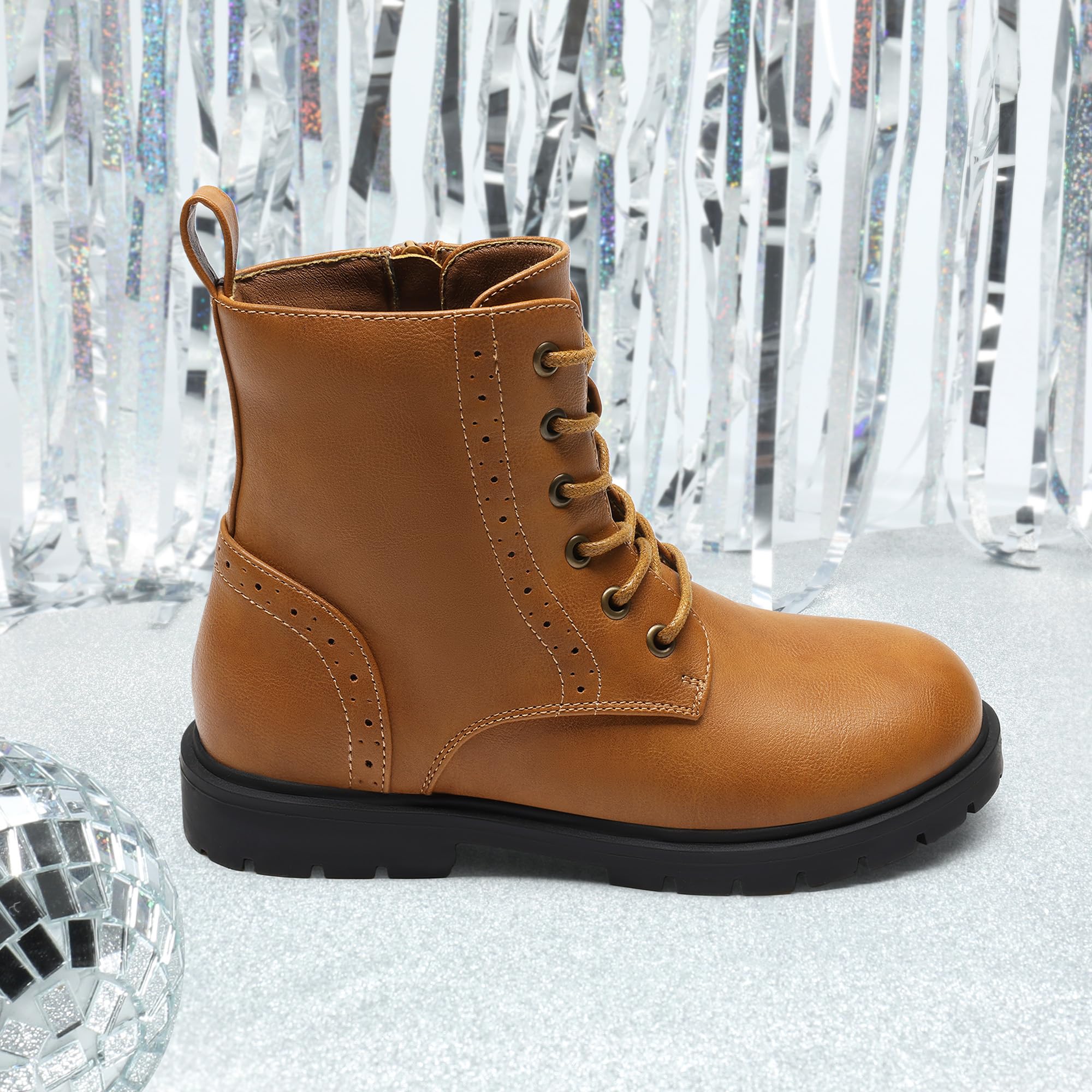 DREAM PAIRS KIDS Botas de Nieve Invierno Niñas Niños Moda con Cremallera Suela Antideslizante KBO211