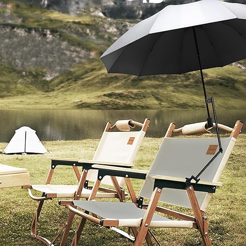 Miniatura 7 de Sombrilla de playa UPF 50+ con abrazadera universal ajustable