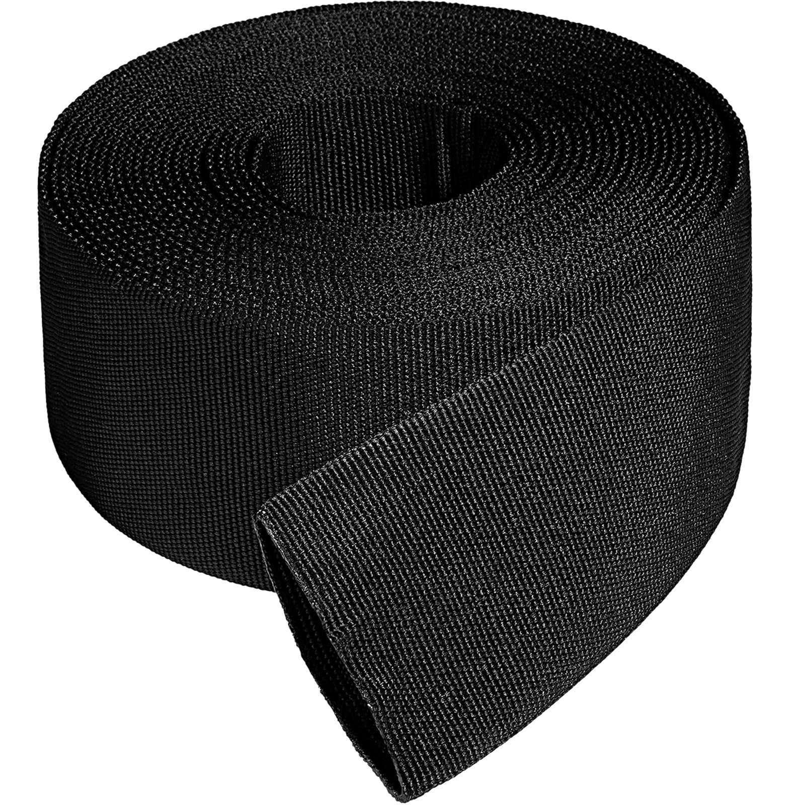 2.5" ID Nylon Protective Hose Sleeve, Nylon Protective Sleeve Nylon Protective Sheath Nylon Cable Cover for Welding Torch Hydraulic Hose, 25' Length,