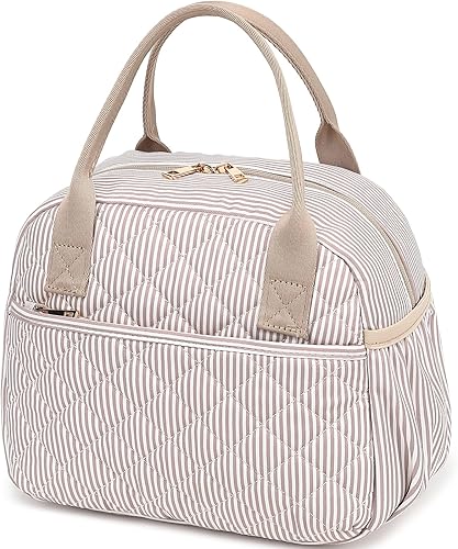 CAMTOP Lonchera para mujeres y hombres, bolsa de almuerzo aislada, bolsa de almuerzo a prueba de fugas, enfriador térmico de gran capacidad para