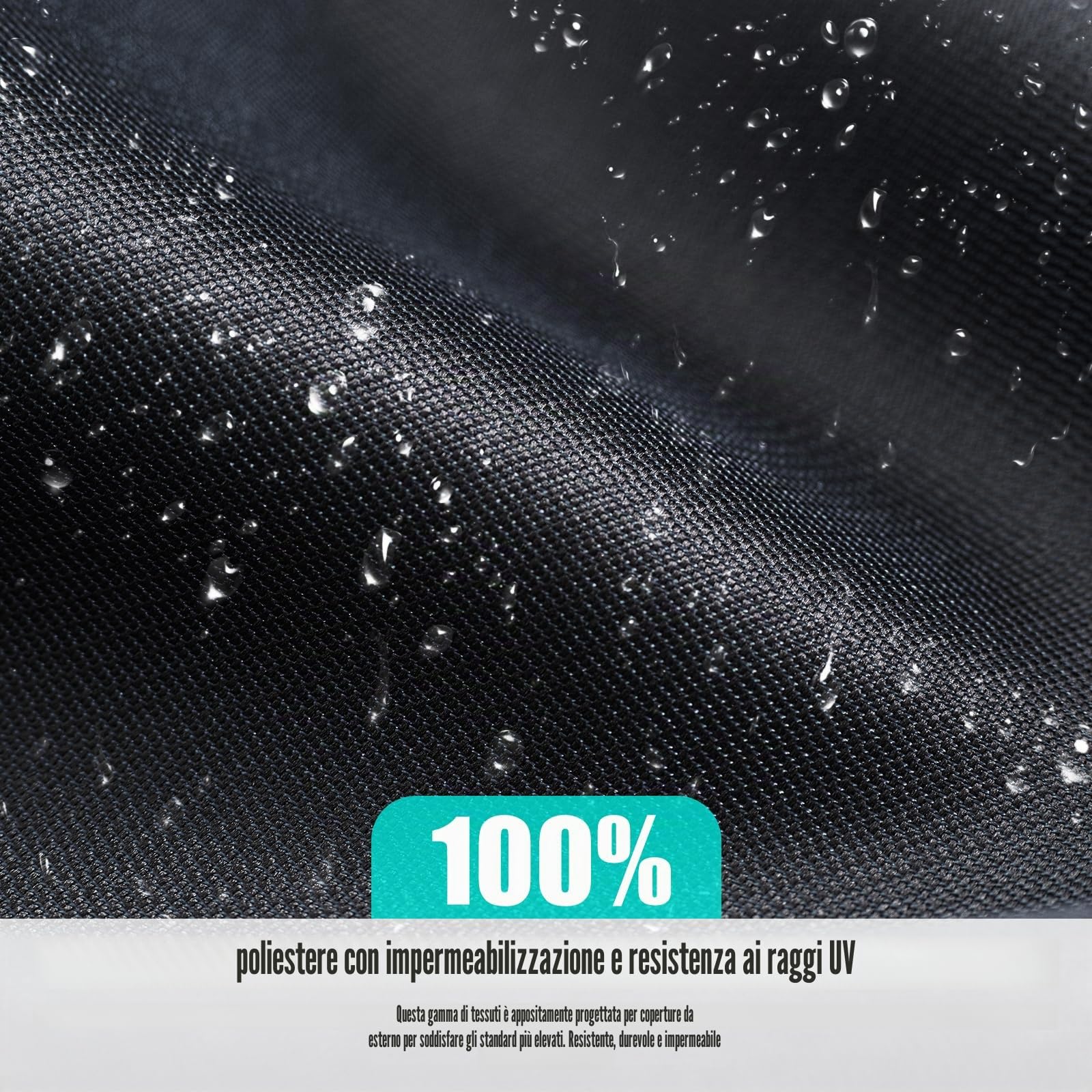 Copri Sedie Esterno, Copertura per Sedie da Giardino Impilabili Impermeabile, Antivento e Antipolvere, Resistente tessuto Oxford,Telo Coprisedie da Esterno Anti UV 120/80x65x65 CM
