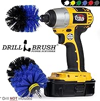 Vista 7 de Cabezales de cepillo de fregado con taladro - Accesorios profesionales para detalles de barcos - Suministros de limpieza acuática - Cepillo