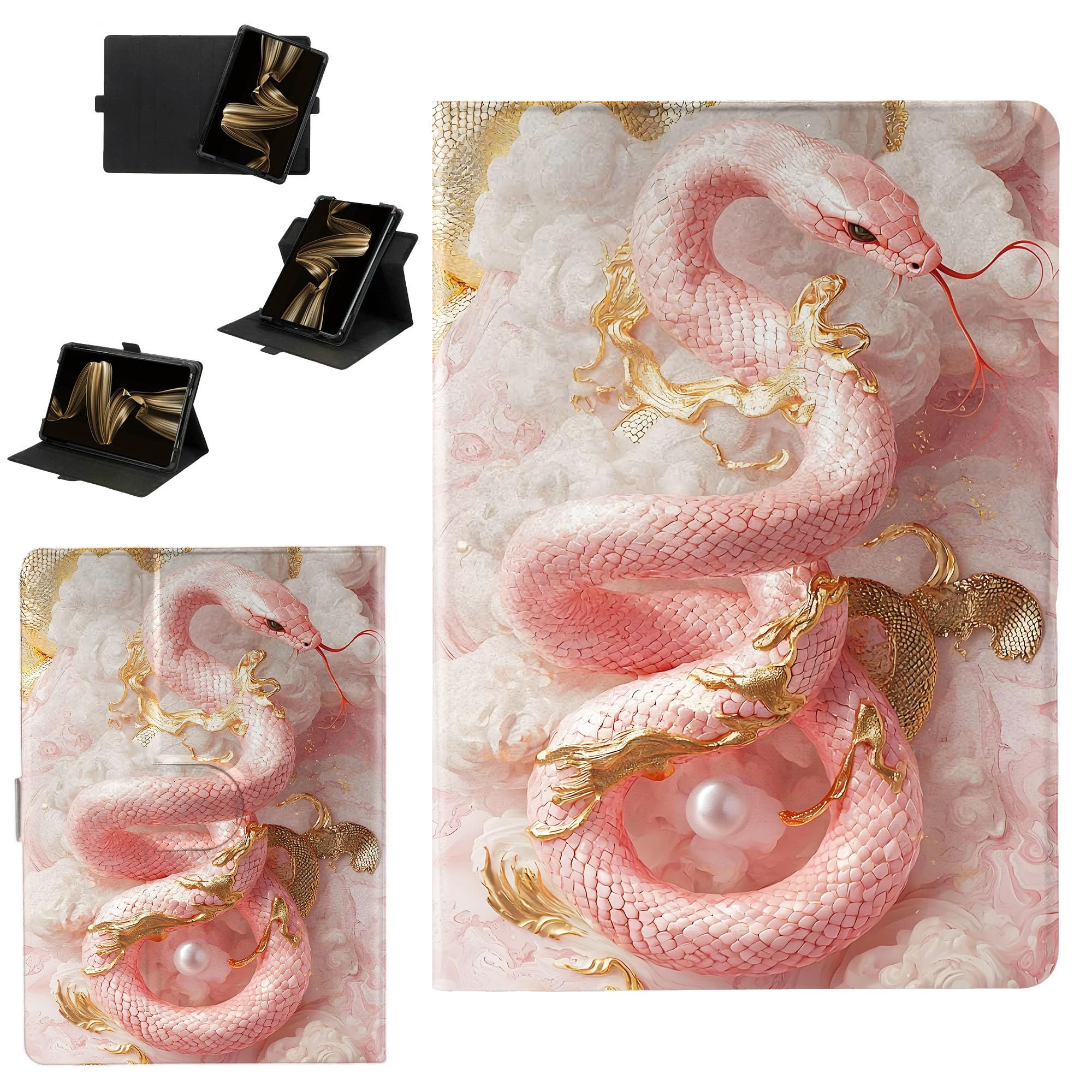 Case Compatible for Viwoods AiPaper Mini E-Reader 8.2 inch Tablet Case Cover [360-Degree Rotating Support][Hardened Edge Protection Against Drops] XSTX