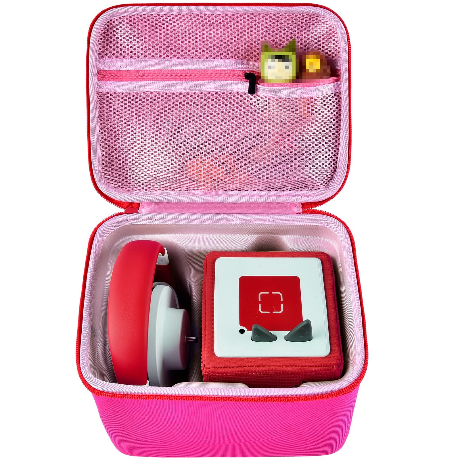 Carrying Case for Toniebox 1/2 Audio Player Starter Set and for Tonies Figures Characters,for Toniebox 2 Audio Player Bundle. Toy Story Storage Holder for Headphones, and Accessories (Box Only)-Pink