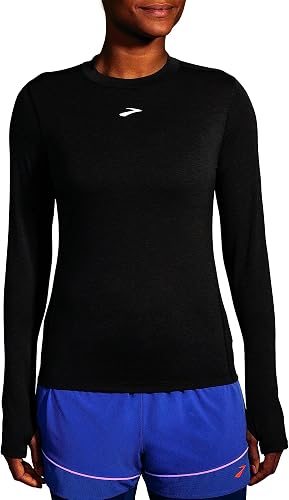 BROOKS 221637001 High Point Long Sleeve Sweatshirt Femme Black Taille 40
