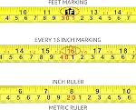Amazon Basics Retractable Tape Measure - 4.88 Meters, Pink