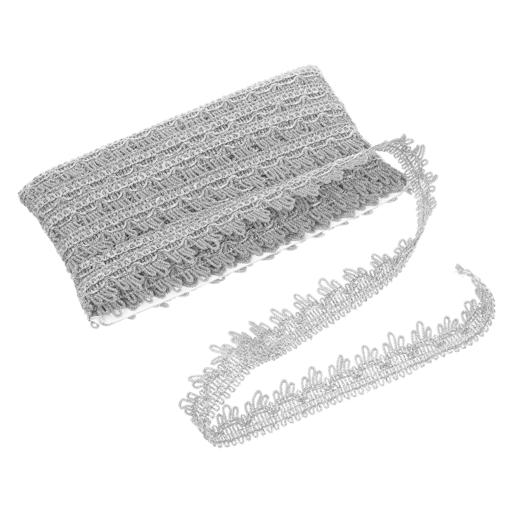 2piezas Cinta De De Encaje Trenzado Para Costura Decoración De Cortinas y Ropa Yardas