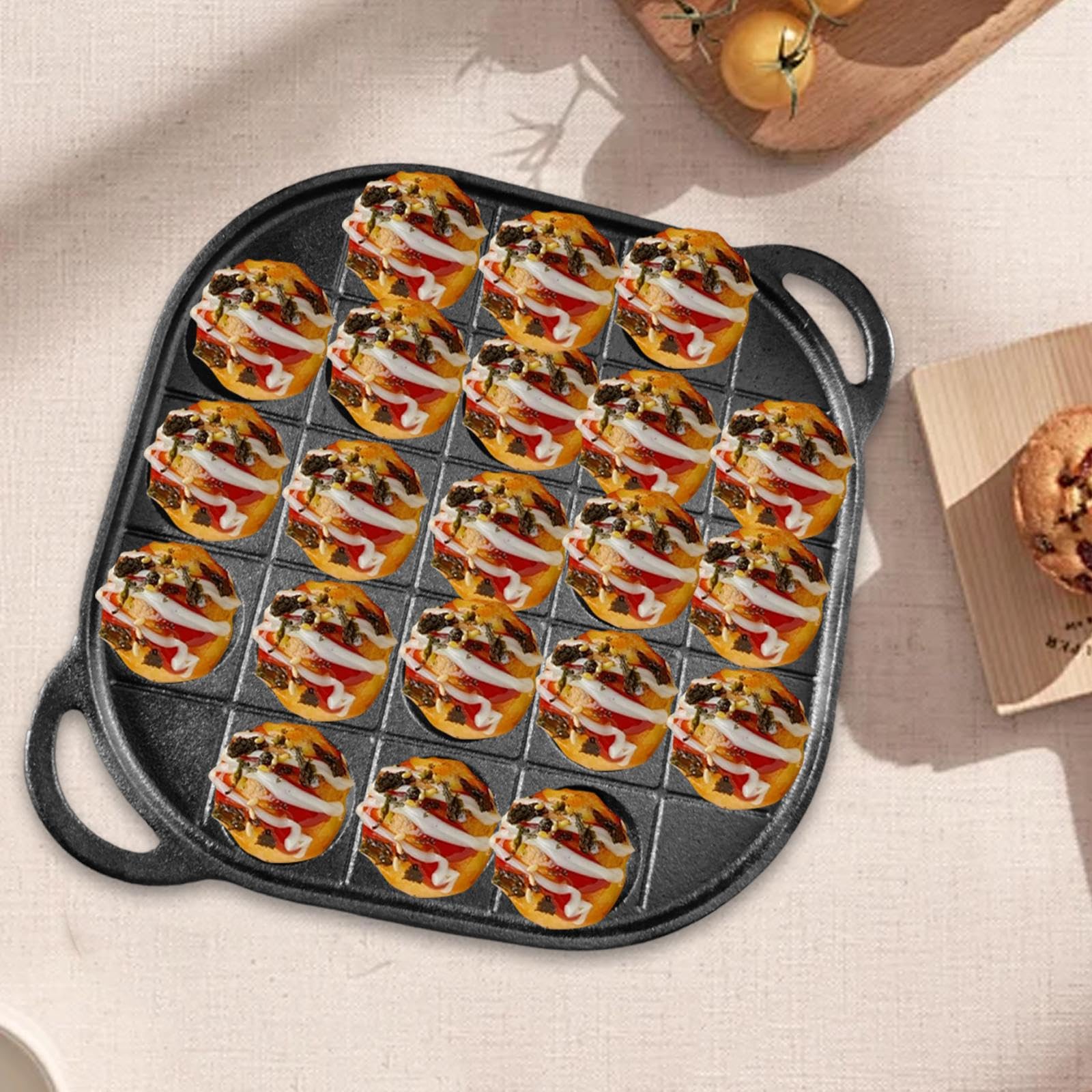 Japanische Takoyaki Pfanne, Koch Und Backutensilien, Fleischbällchen,