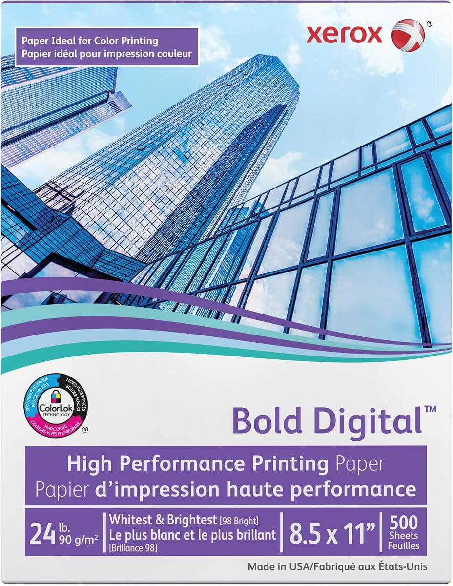 Xerox Digital Color Xpressions+ - Papel normal - blanco - Tamaño de la letra A (8,5 pulgadas x 11 pulgadas) - 500 hojas