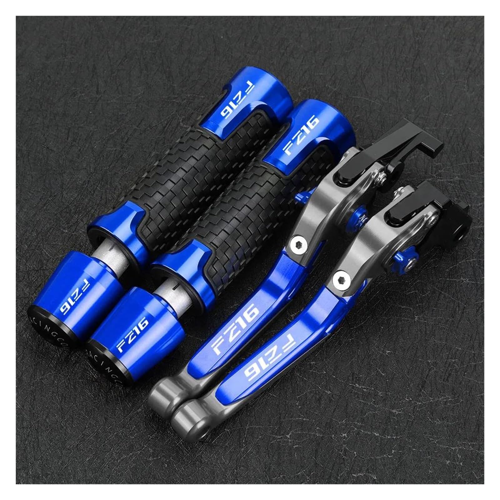 Dla YAMAHA FZ16 FZ 16 2008-2018 Uchwyty Motocyklowe, Uchwyty DźWigni(Blue2)