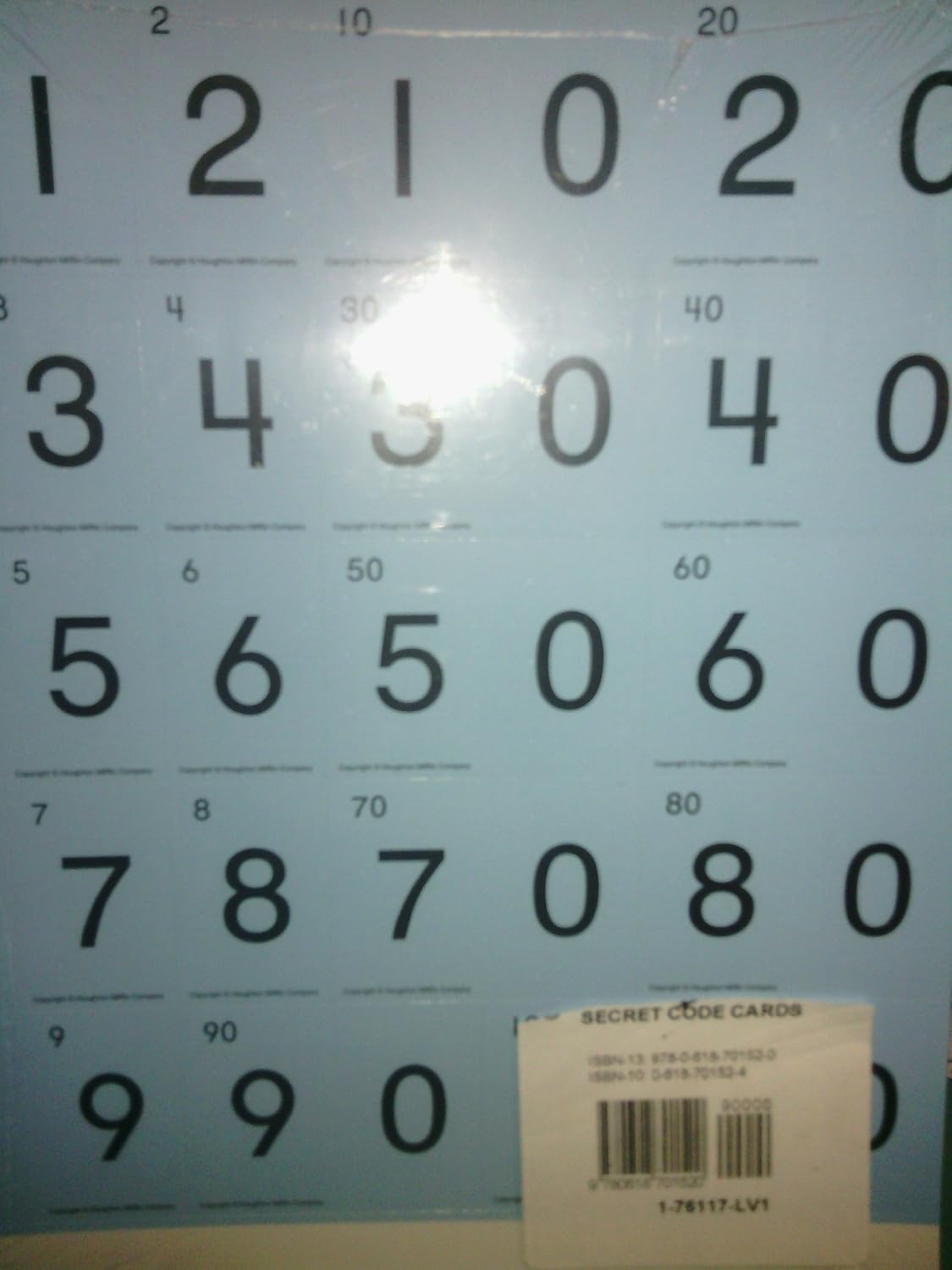 Amazon Secret Code Cards (Math Expressions, Level 1) Houghton