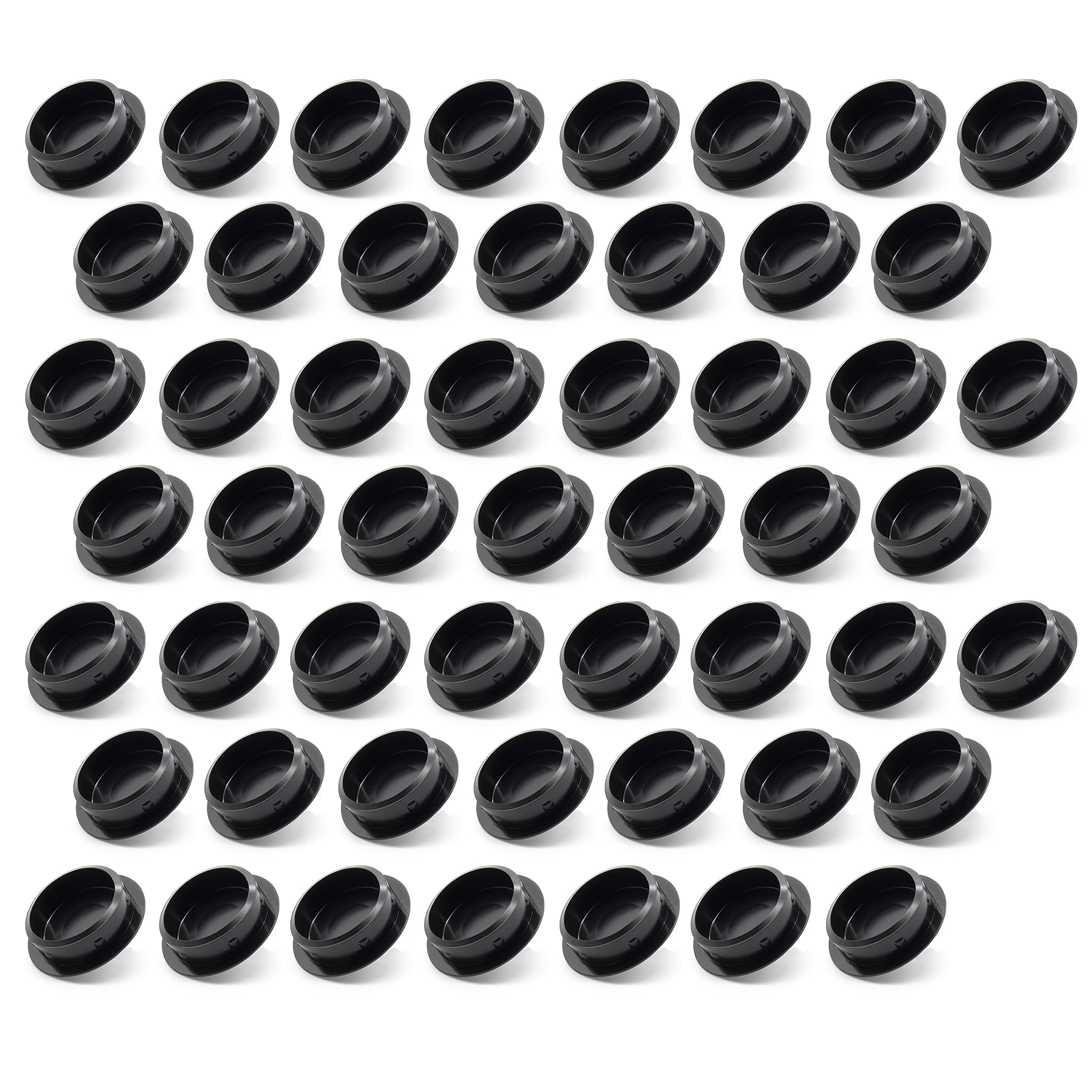 Enkotrade - 52 tappi di copertura | 14x11 | foro Ø 11 mm, copertura per tubi in polietilene di alta qualità, tappi in plastica, tappo di copertura, tappo, tappo cieco, tappo di chiusura